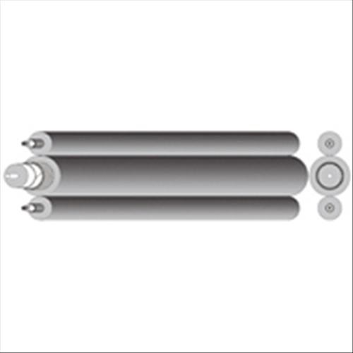 Kabel im flachen flachen Kabel 1x0,75 mm 2x0.14mm schwarz