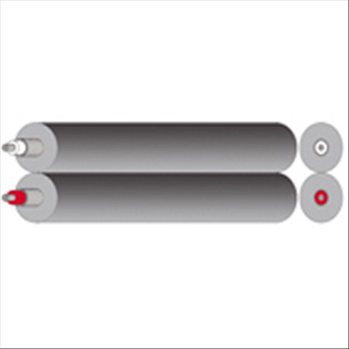 Cable in the 2x0.08mm black 1 mt