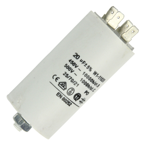 Kondensator 20.0UF / 450 V + ARARDE