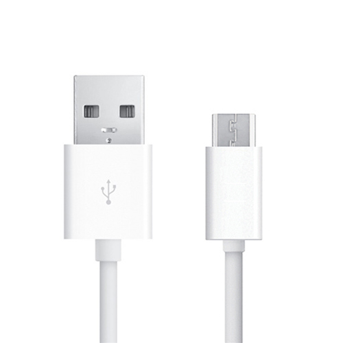 USB cable - white microusb cable 10cm
