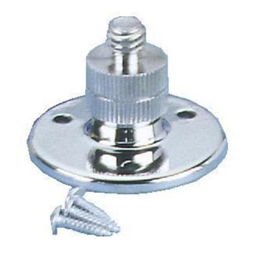 Table microphone base with screw fixing