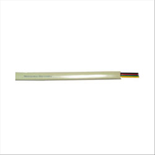 Cable in a flat telephone coil 4 white poles
