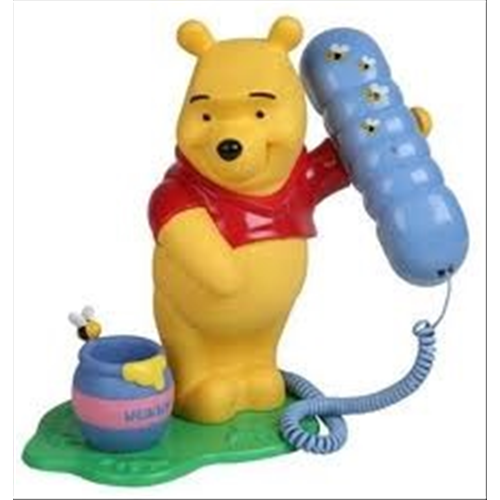 Fixed phone in the shape of Winniethepooh Disney
