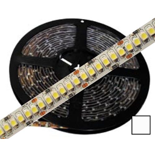 LED strip of 6 LED SMD 24V 3528 Adhesive 3M White background 96W