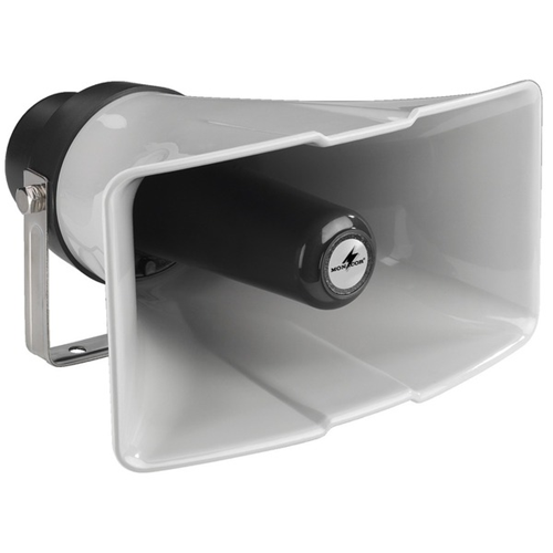 Trompette exponentielle en ABS 25 W 100 V cc x monacor externe