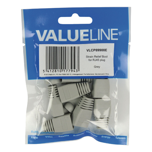 Pussio x plug rj45 gris 10pz sachet