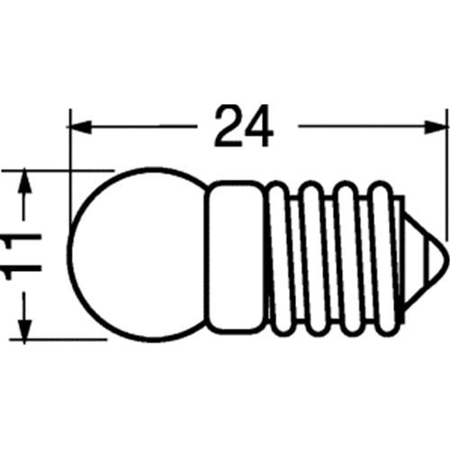 Light bulb 1,5v 250mh Attack T10