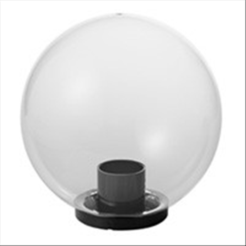 Sphère dans le porte-lampe en acrylique transparent E27 Fixation Ø60 mm Diamètre de bille Ø250 mm