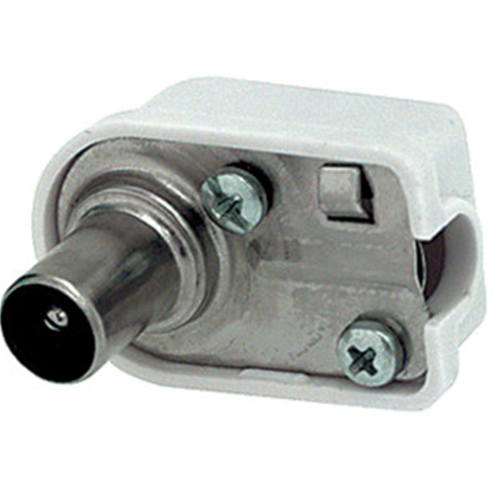 Coaxial plug x TV 9.5 mm with a professional pipe