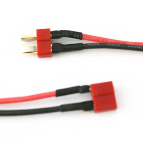 Male/female t connector with 15cm silicone cable high temperatures