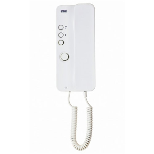 Intercomunicador adicional y/o cambio interno 4+n con 1 botón de color blanco para kits 1122/601