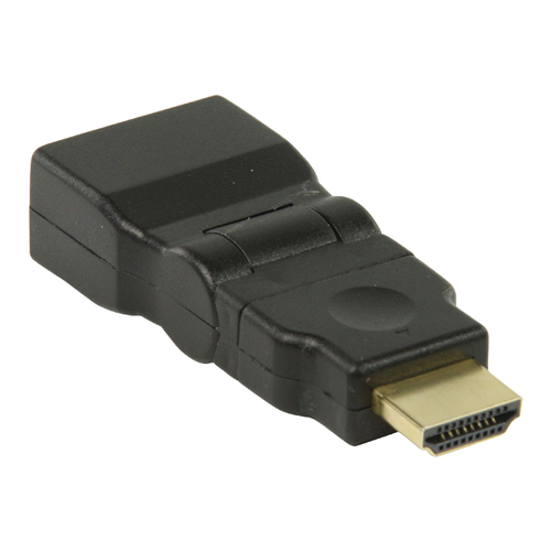 HDMI de alta velocidad con adaptador Ethernet HDMI Connector Pivot - HDMI Negro Hembra
