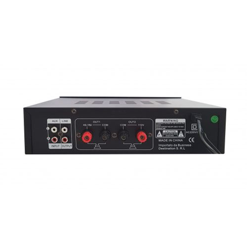 Amplificateur PA Mono 70W avec lecteur USB-SD Bluetooth et télécommande