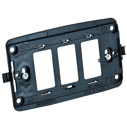 Support 3 polycarbonate holes C/screws