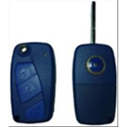 Couvrir le buste pour la carte automatique compatible au tendomand clé - Fiat (bleu)