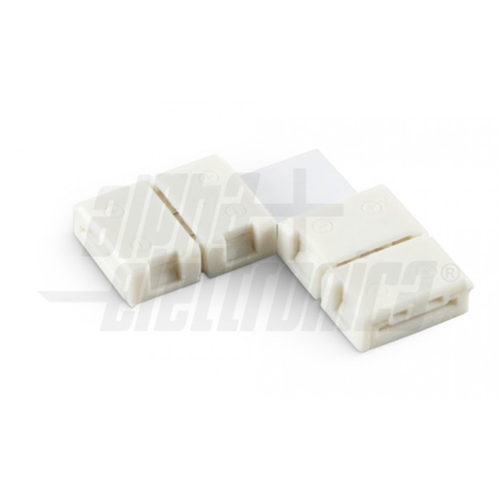 Conector doble para la tira LED 10 mm 1pz en ángulo 90 °