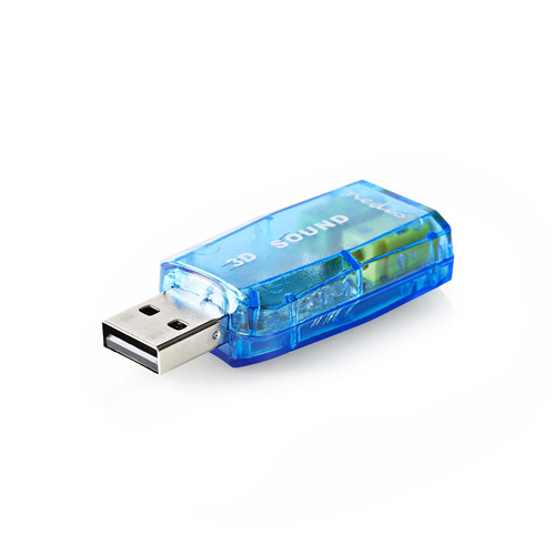Audio card | Audio 3D 5.1 | USB 2.0 | 3.5 mm double connector