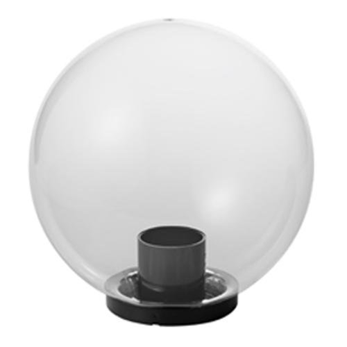 Sphère dans le porte-lampe en acrylique transparent E27 Fixation Ø60 mm Diamètre de bille Ø300 mm
