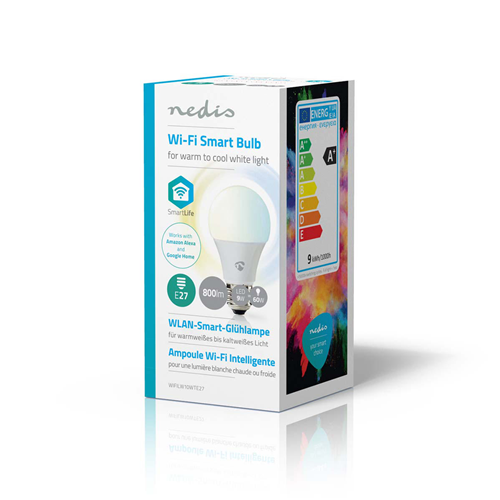 Smart Wi-Fi LED bulb | Luca Bianca from hot to cold | E27