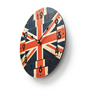 Kreiswanduhr | Durchmesser 30 cm | Union Jack Image