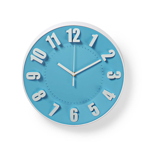 Reloj de pared circular | Diámetro 30 cm | Azul