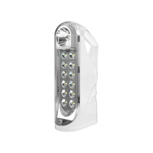 LAMPADA EMERGENZA PORTATILE C/ FARETTO LED + LAMPEG. LED + NEON A BATTERIA