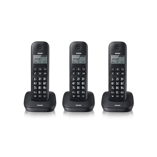 Standard -Trio Black Cordless Dekt