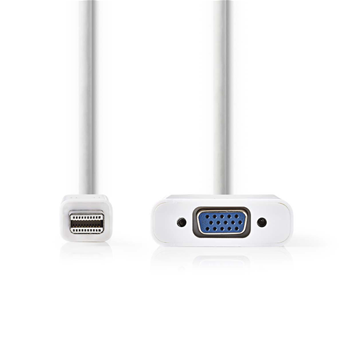Mini DisplayPort -Kabel - VGA | Herren Mini DisplayPort - weibliche VGA | 0,2 m | Weiß