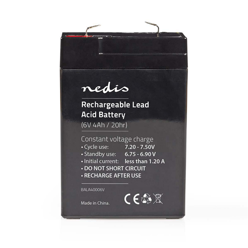 6 V-drawing lead-lead battery | 4500 mAh | 70 x 47 x 101 mm