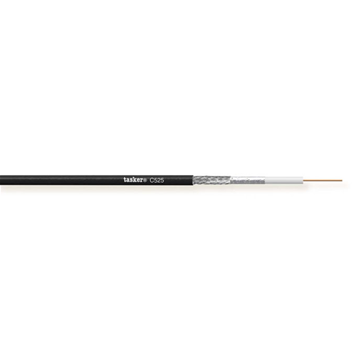 Coax RG58 Black Coox Cable 50 ohm Double feuille