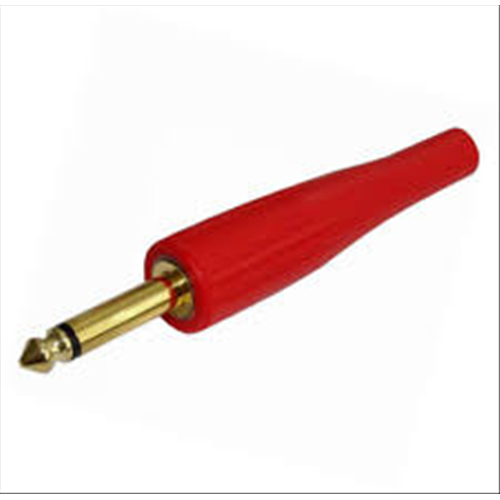 Spina Jack 6.3 Mono avec une pipe Nikelata professionnelle rouge