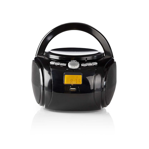 Stereo portatile | 9 W | Bluetooth®: | Lettore CD/Radio FM/USB/Aux | Nero