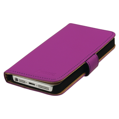 Telephone with portfolio case Samsung Galaxy S4 Mini Rosa