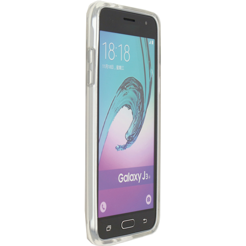 Telefono Custodia Protettiva Trasparente Samsung Galaxy J3 2016 Trasparente