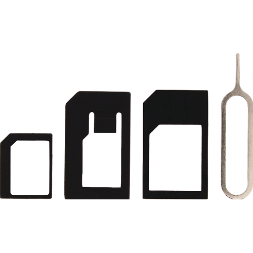 Kit d'adaptateur SIM téléphonique 4-en-1