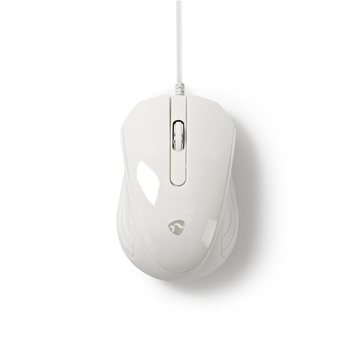 Souris de bureau sans fil | 1000 dpi | 3 boutons | Blanc