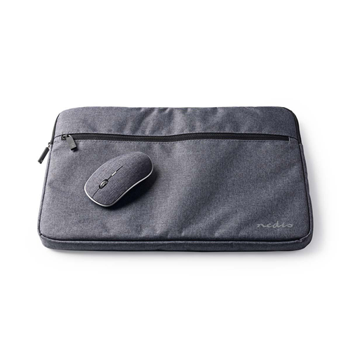 Caso de cuaderno | 15 - 16 "| Ratón a 1600 ppp | Poliéster 210d | Negro