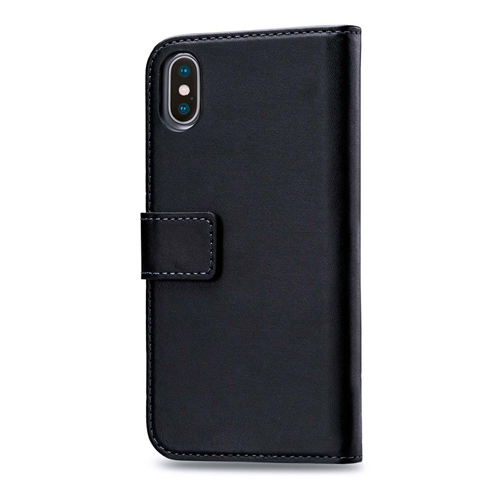 Telefongewahrsam mit klassischem Silikon iPhone XS max Black Portfolio