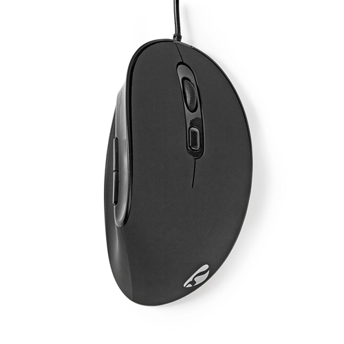 Mouse con Filo Ergonomico | 3200 dpi | 6 Pulsanti | Nero