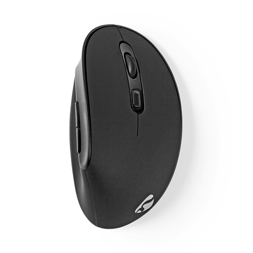 Souris sans fil ergonomique | 1600 dpi | 6 boutons | Noir