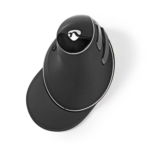 Souris sans fil ergonomique | 1600 dpi | 6 boutons | Noir
