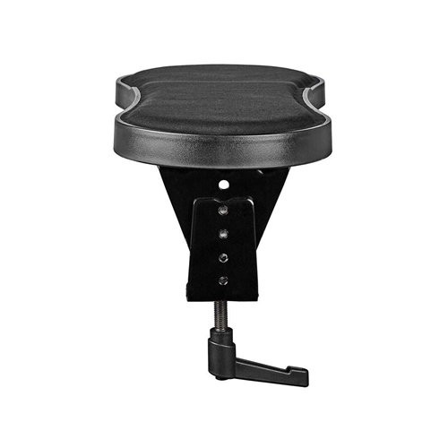 Ergonomic armrest | Omnidioirectional | Desktop | With mouse mat | Black