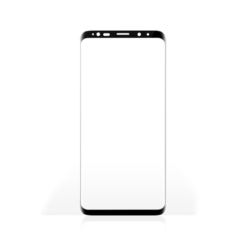 Protection d'écran en verre pour Samsung Galaxy S9 | Couverture complète | Courbe 3D | Transparent / noir