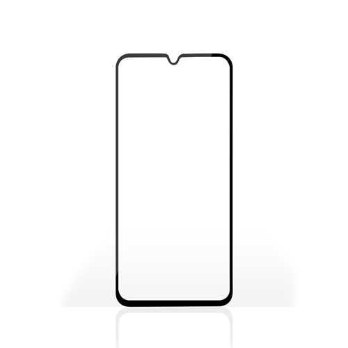 Protection d'écran en verre pour Samsung Galaxy A40 | Couverture complète | Courbe 3D | Transparent / noir