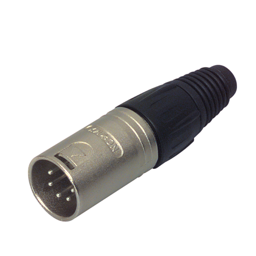 Silver male xlr connector