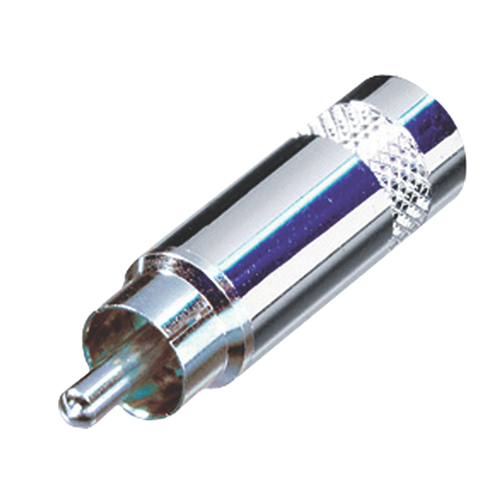 Argento männlicher RCA -Anschluss