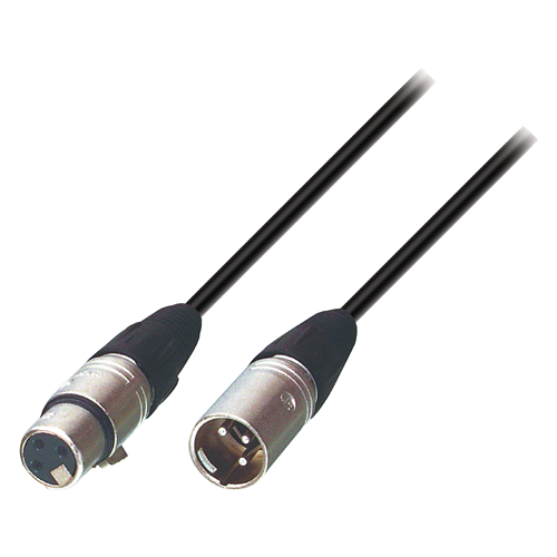 Cavo Altoparlante XLR 3p (M) - XLR 3p (F) 24.0 m Nero