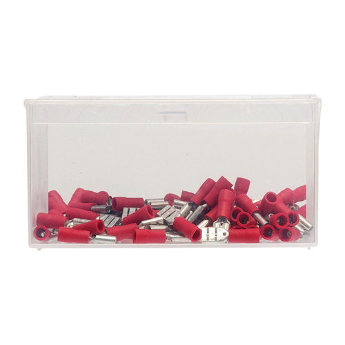 Schnell auf 4,8 mm roter weiblicher Stecker