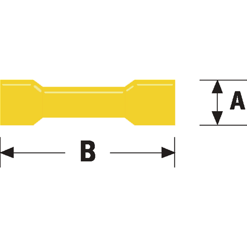 Rápido en 6.8 mm de amarillo