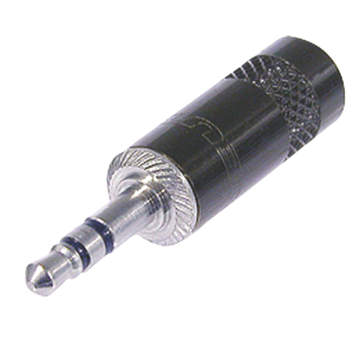 Connettore Stereo 3.5 mm Maschio Nero
